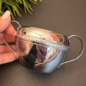 Elegant Sugar Bowl with Handles